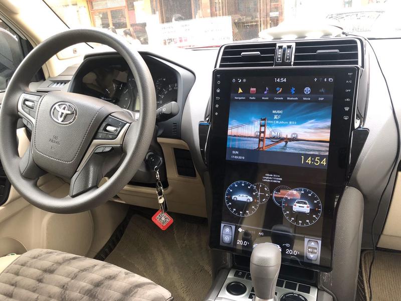 Штатна Магнітола Головний Пристрій Tesla Style Toyota Prado 15