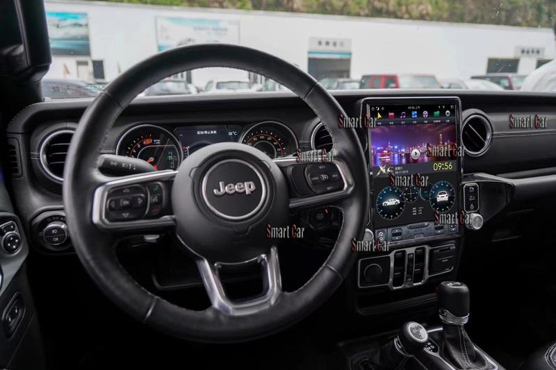 Головний пристрій Тесла стиль магнітола Tesla style Jeep Wrangl