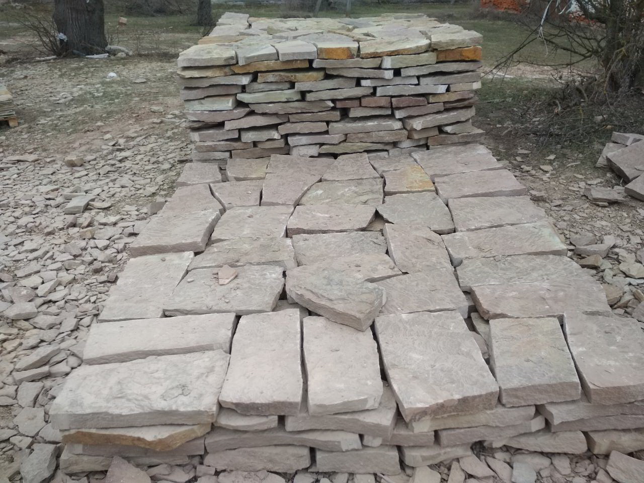 Пісковик (рвана плитка), кв.м, 5 см