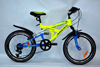 Велосипед дит. Ardis Winnetou MTB 20 '/ (чорн//срібляс/черв.)