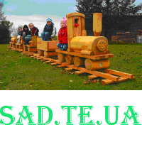 Дитячий поїзд  з вагончиками (2 шт.)