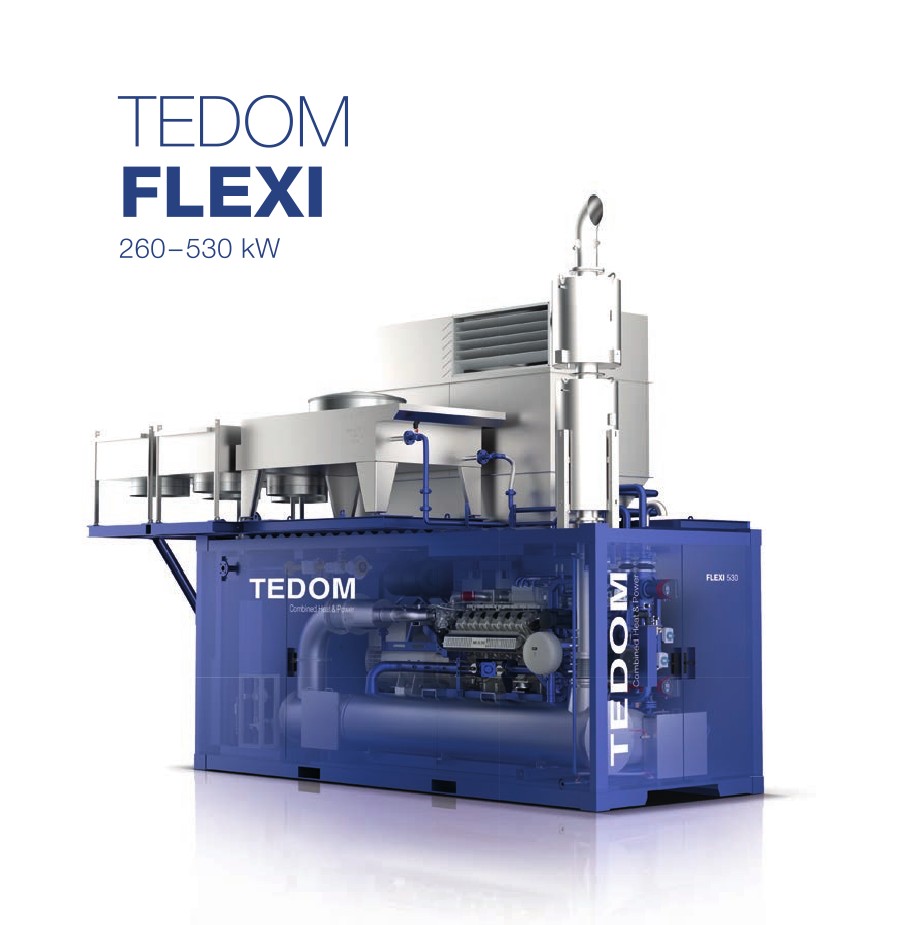 TEDOM FLEXI когенераційна установка 260–530 kW